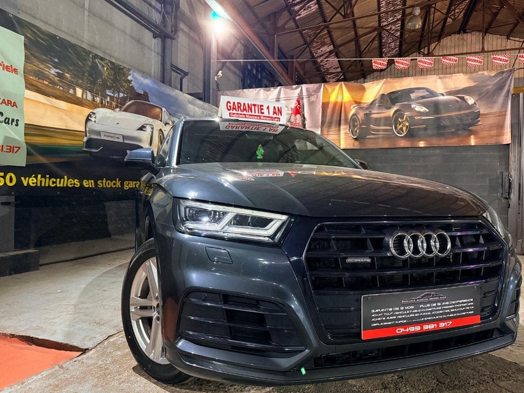 Audi Q5 Quattro 35TDI S-line Caméra Laser Toit pano Full, Cuir, Argent ou Gris, Achat, Euro 6