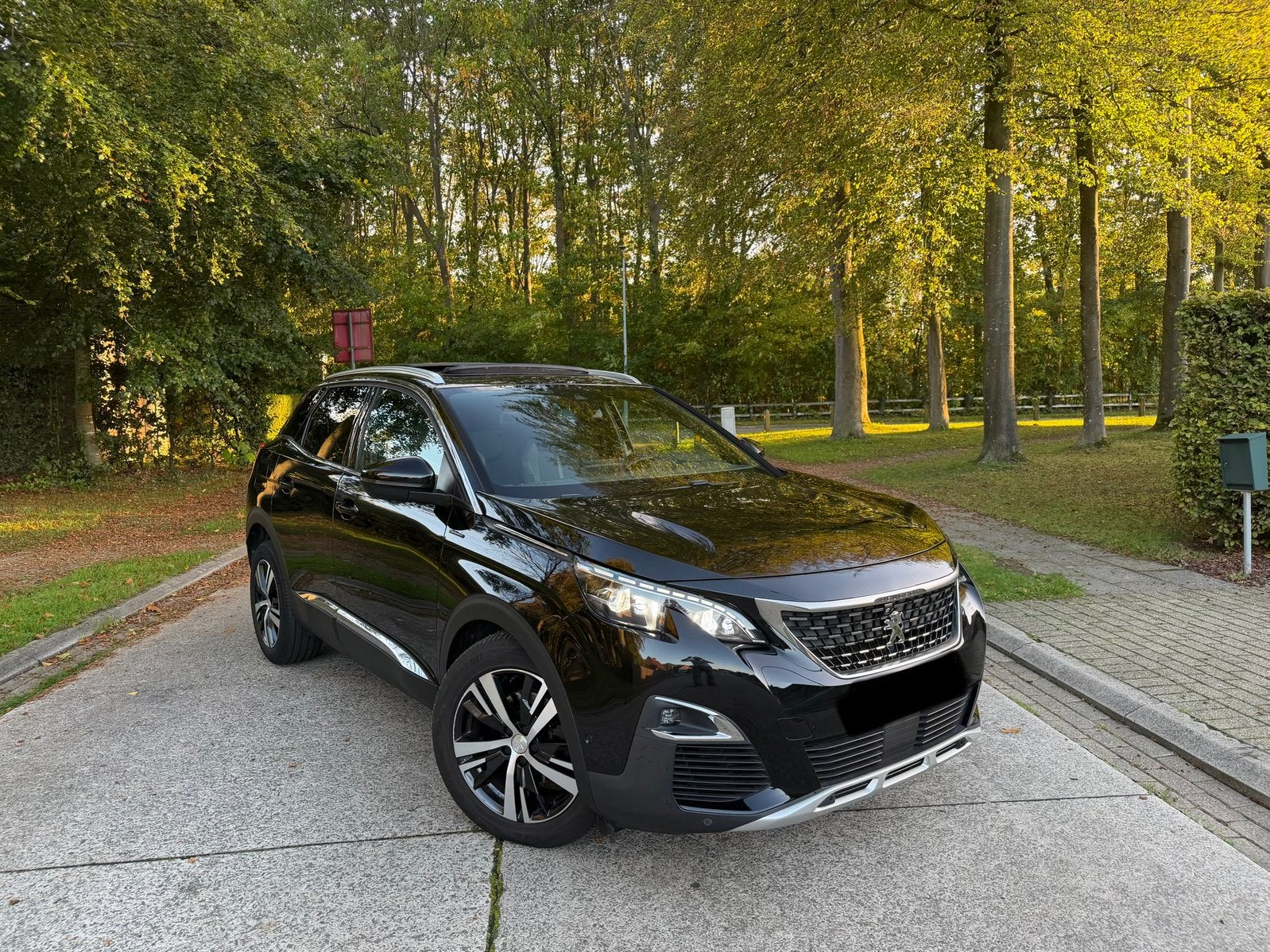 Peugeot 3008 GT-Line, Panorama, 1.6L, Automaat, Auto's, Automaat, Dealer onderhouden, Zwart, Leder