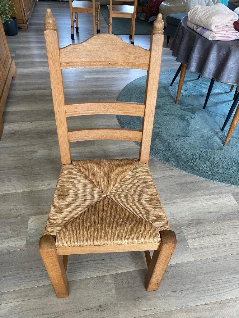 stoelen, Brun, Enlèvement, Bois, Cinq, Six Chaises ou plus