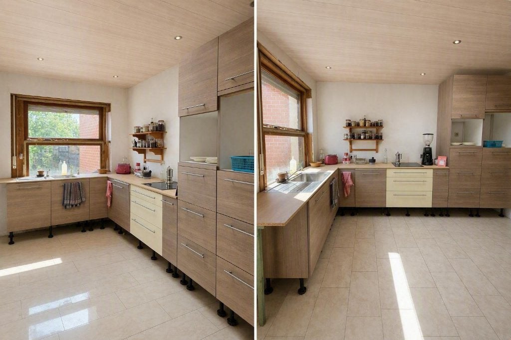 cuisine modulaire, Maison & Meubles, Autres couleurs, Brillant ou Laqué, Enlèvement, Utilisé