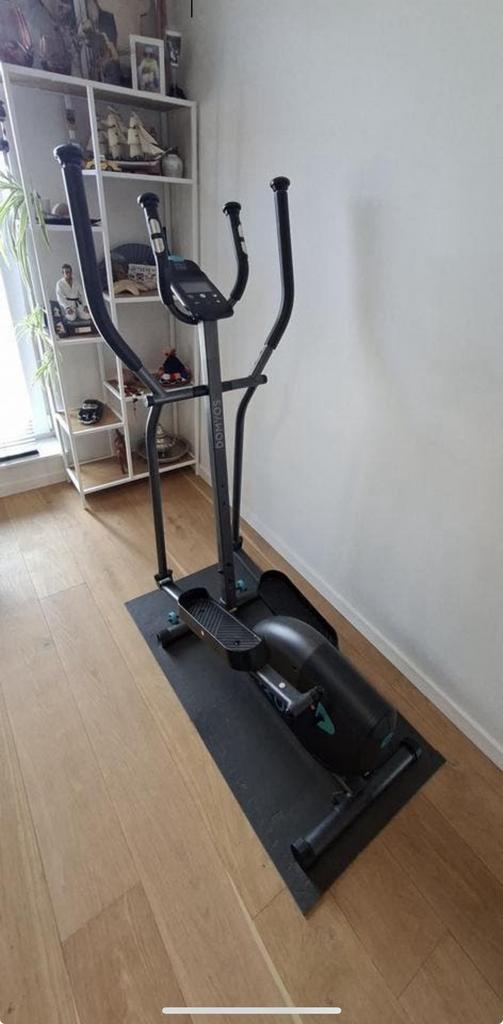Domyos 120 Crosstrainer – In Perfecte Staat + Gratis Matten, Ophalen, Zo goed als nieuw, Metaal, Crosstrainer