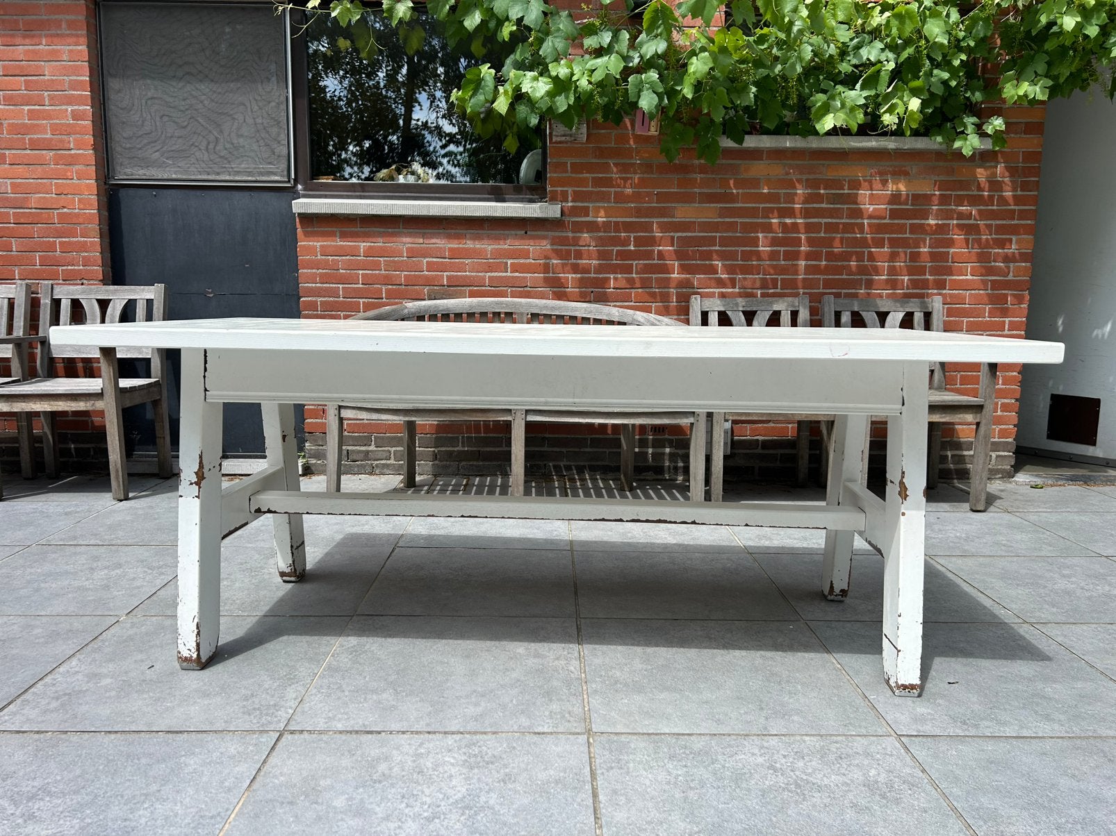 Eiken tafel, Klassiek, Enlèvement, Utilisé, 50 à 100 cm