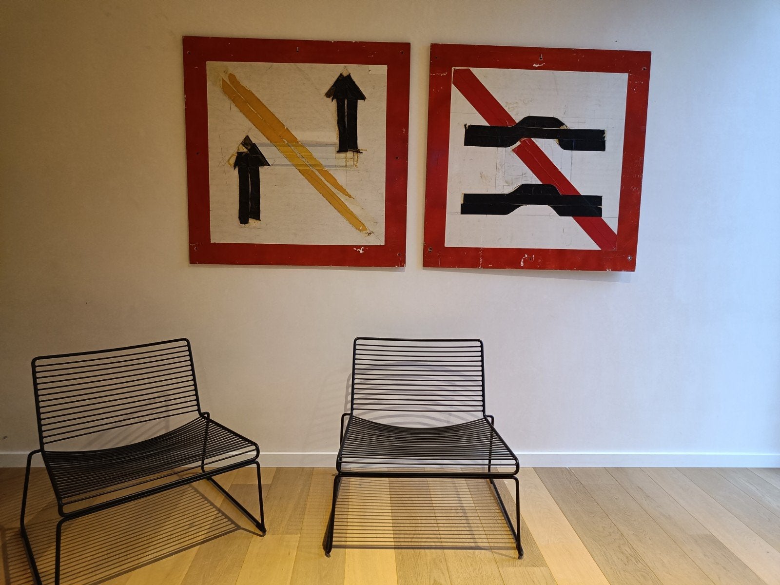 Vintage signalisatieborden scheepvaart, Antiek en Kunst, Ophalen