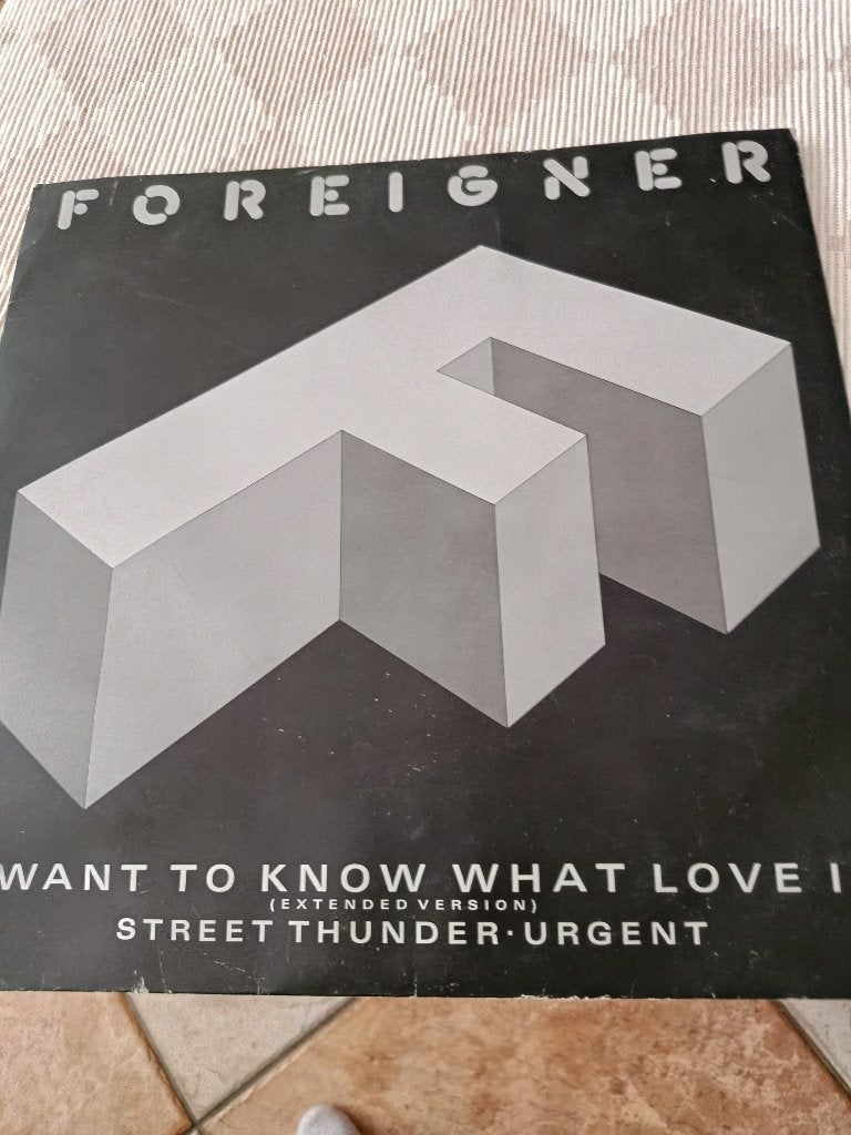Foreigner-I Want to know what Love isb(Exended version, 12 pouces, Pop rock, Enlèvement ou Envoi, Utilisé
