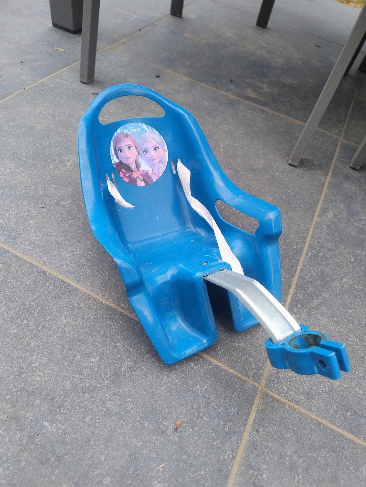 poppenstoeltje voor op de fiets, Ophalen, Gebruikt