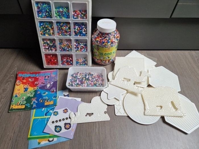 Gros lot perles à repasser, Enlèvement ou Envoi, Utilisé, Bricolage