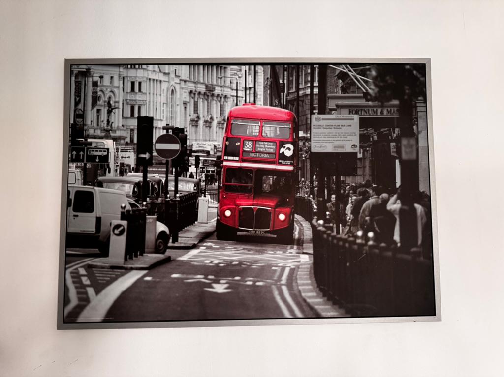 IKEA VILSHULT Schilderij Londen - 140x100cm, Enlèvement, Comme neuf, Photo