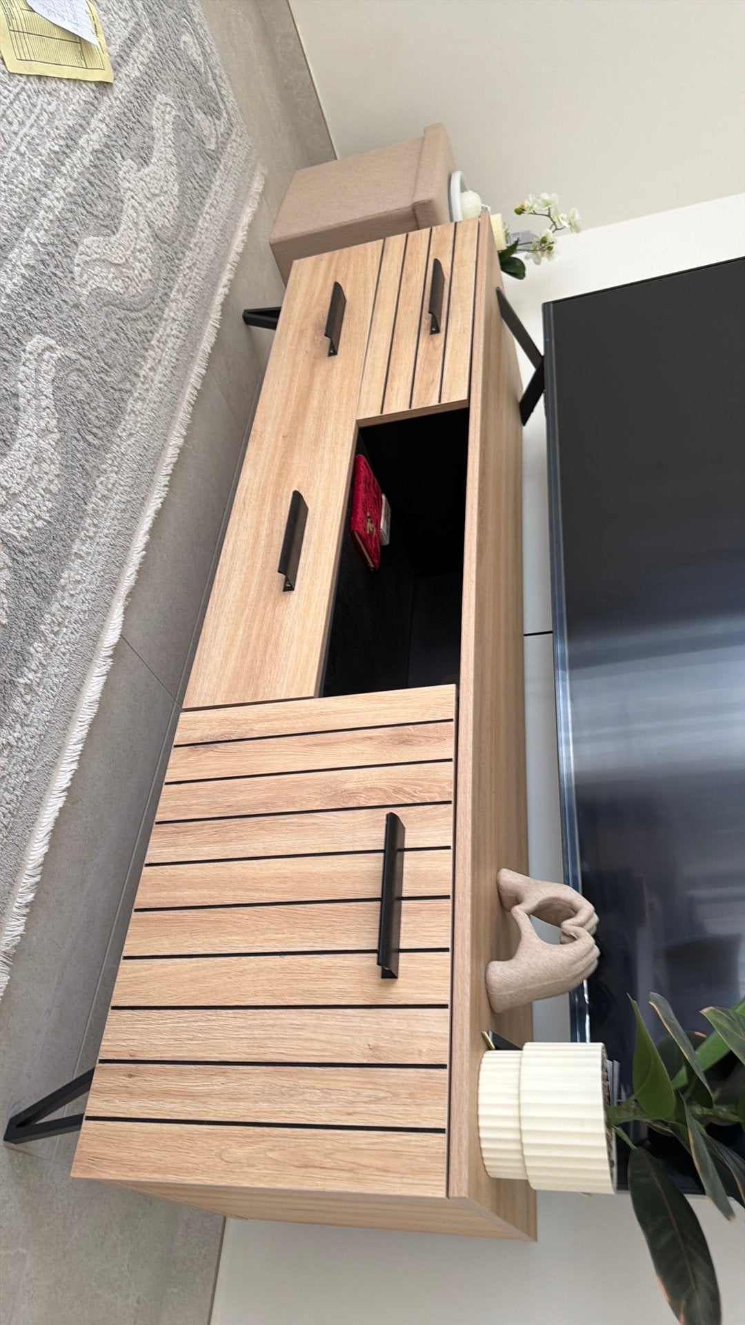tv-meubel, Tuin en Terras, Buitenkeukens, Ophalen, Zo goed als nieuw
