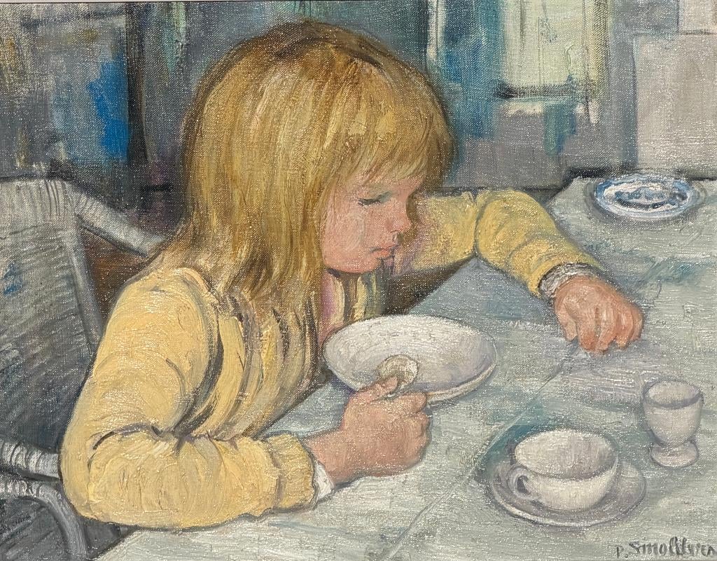 Schilderij Paul Smolders (1921-1997), Antiek en Kunst, Ophalen