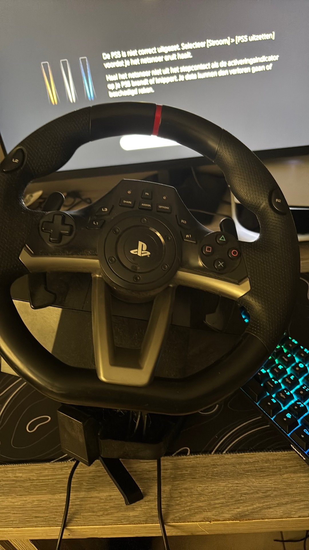 Auto stuur voor pc / playstation / niet gebruikt nieuw!, Games en Spelcomputers, Ophalen, Nieuw, Stuur of Pedalen, PlayStation 4