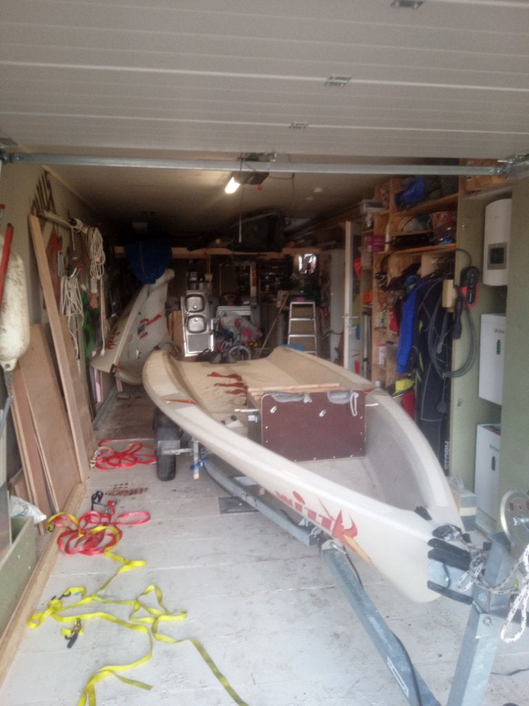 Beneteau wizz kuip, Ophalen, Gebruikt, Roer