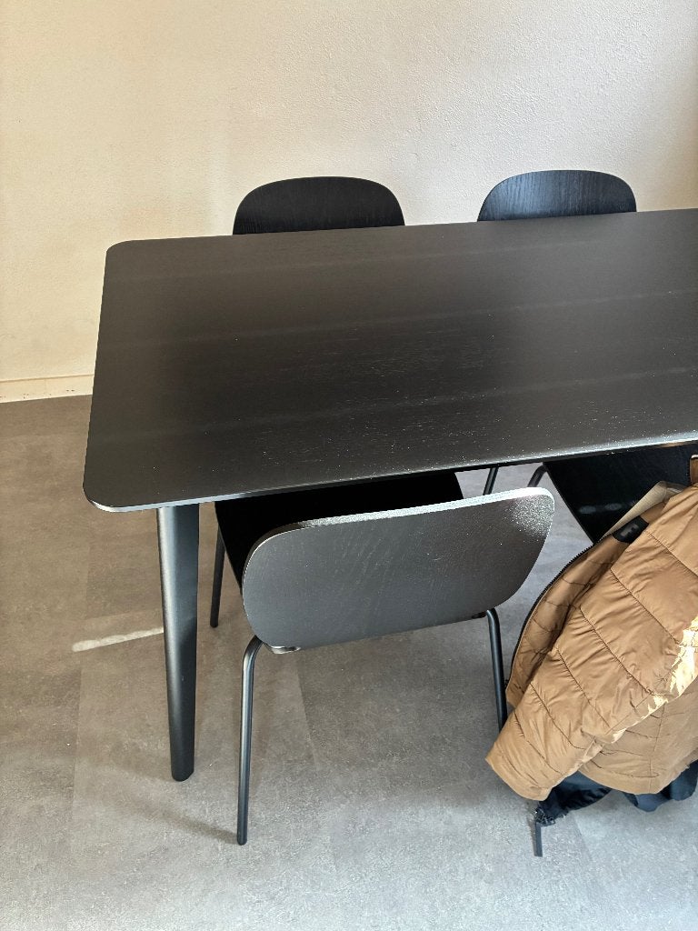 ikea eettafel met 4 stoelen, Huis en Inrichting, Ophalen, 100 tot 150 cm, 50 tot 100 cm, Zo goed als nieuw