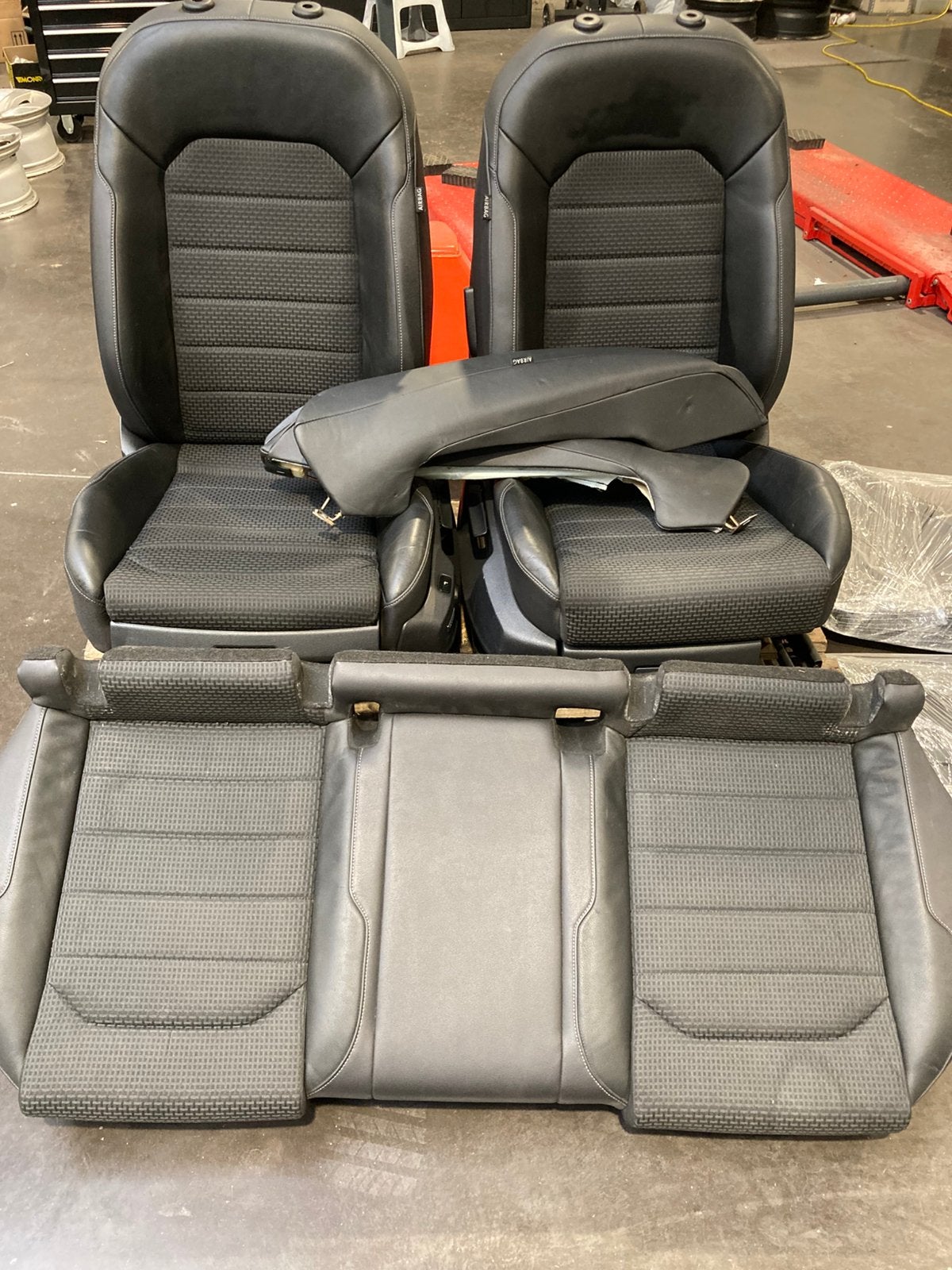 Leder interieur volkswagen golf 7 -5 deurs, Auto-onderdelen, Ophalen, Gebruikt, Volkswagen