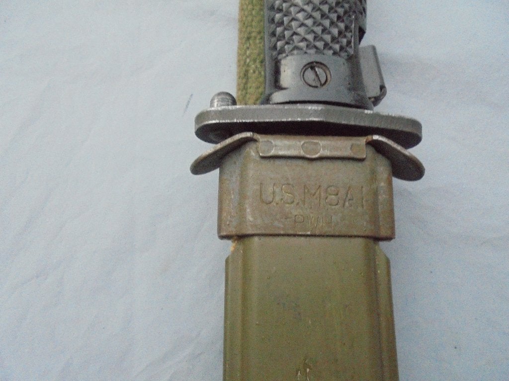 couteau baionnette us m 5 A1 imperial, Collections, Enlèvement ou Envoi, Armée de terre, Couteau ou Poignard