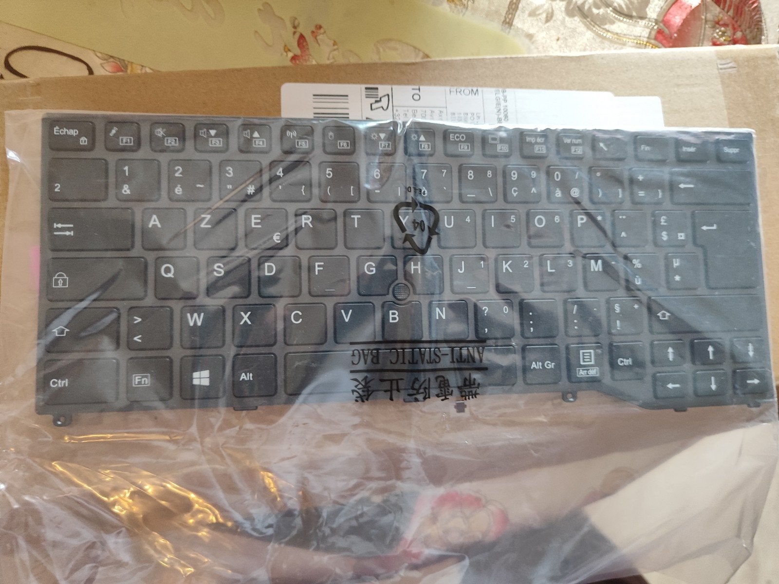 FUJITSU Lifebook AZERTY toetsenbord - NIEUW (CP724752-02), Computers en Software, Ophalen of Verzenden, Azerty, Nieuw, Fujitsu