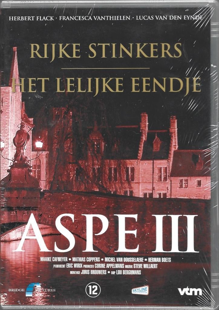 aspe III : rijke stinkers - het lelijke eendje, Cd's en Dvd's, Vanaf 12 jaar, Ophalen of Verzenden, Nieuw in verpakking, Thriller