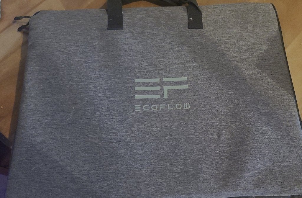 EcoFlow Draagbaar Zonnepaneel, MC4 aansluiting+usb C adapter, Caravans en Kamperen, Kampeeraccessoires, Ophalen, Zo goed als nieuw