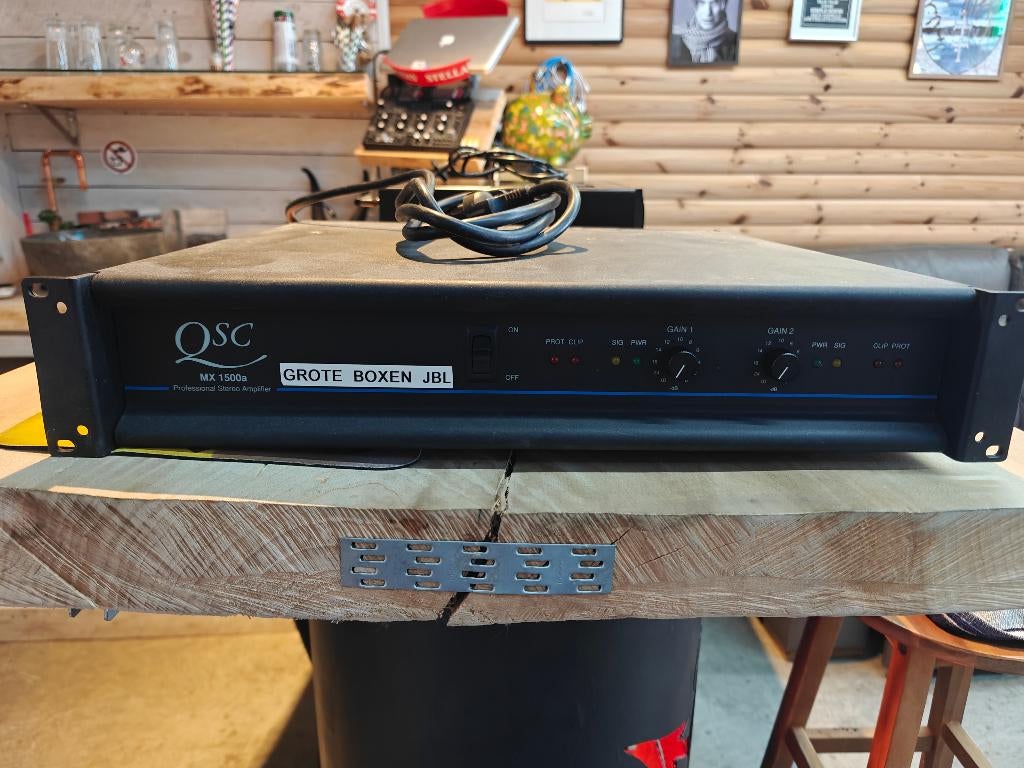 versterker QSC MX1500a, Ophalen, Gebruikt