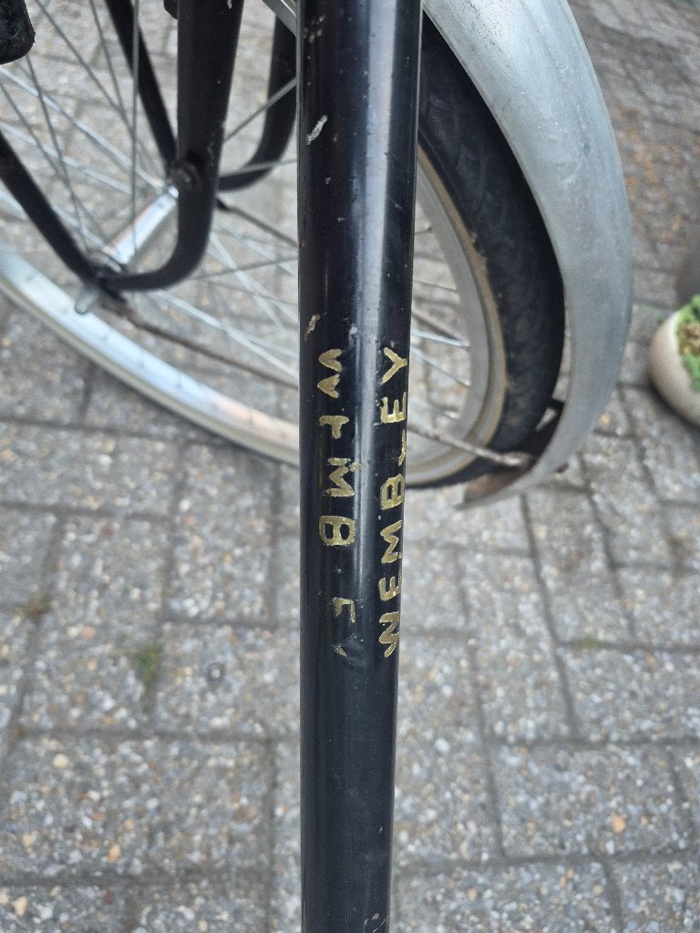Oude Wembley fiets, Ophalen, Terugtraprem, Wembley, Jaren '40