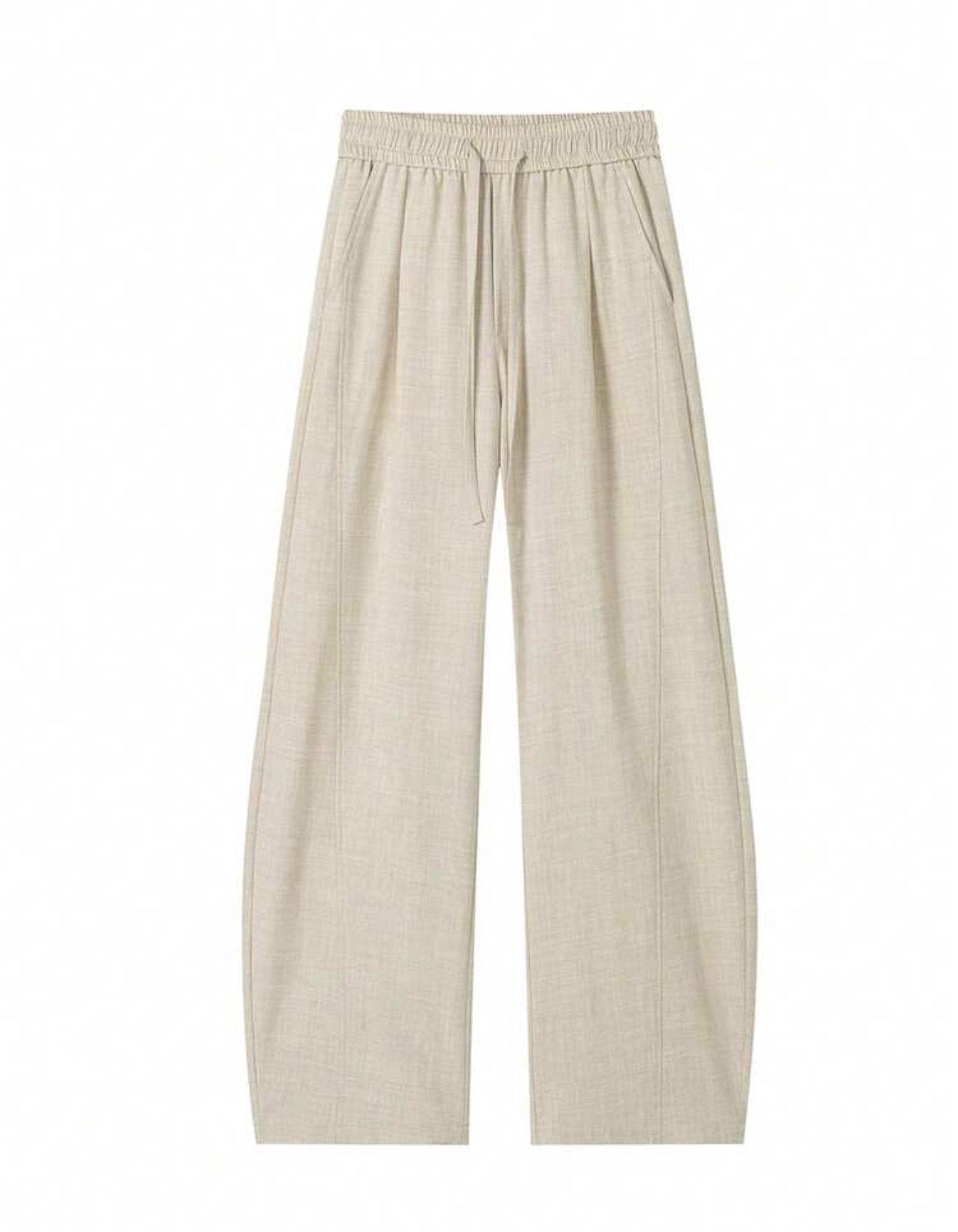Beige wide leg broek – comfortabele linnen look, Ophalen of Verzenden, Nieuw, Maat 38/40 (M), Beige