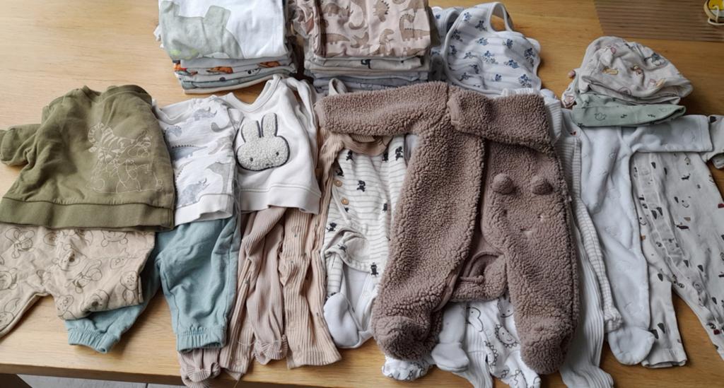 Pakket baby kledij maat 50 /56, Enlèvement, Taille 50
