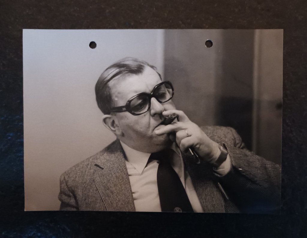 Originele persfoto Oswald De Bruycker - AS Oostende (1979), Envoi, Comme neuf, Affiche, Image ou Autocollant