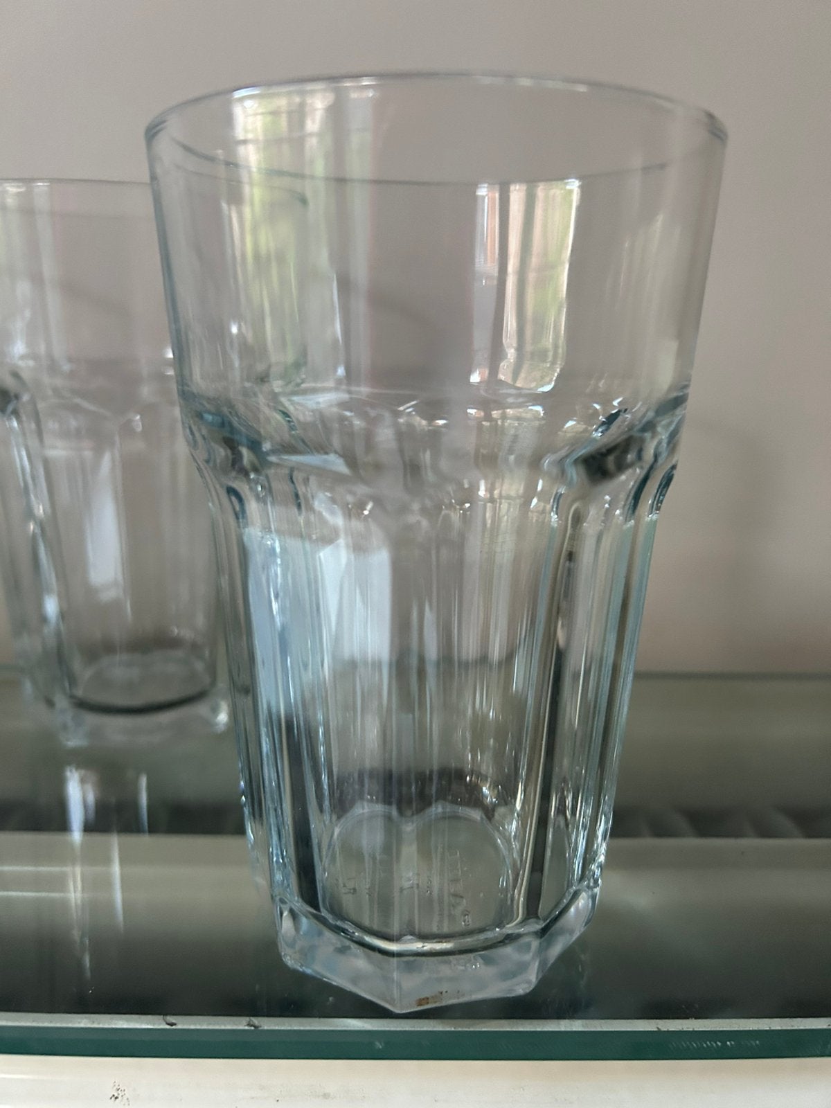 6 verres IKEA H13cm pour thé à la menthe/caïpirinha ou..., Enlèvement, Comme neuf