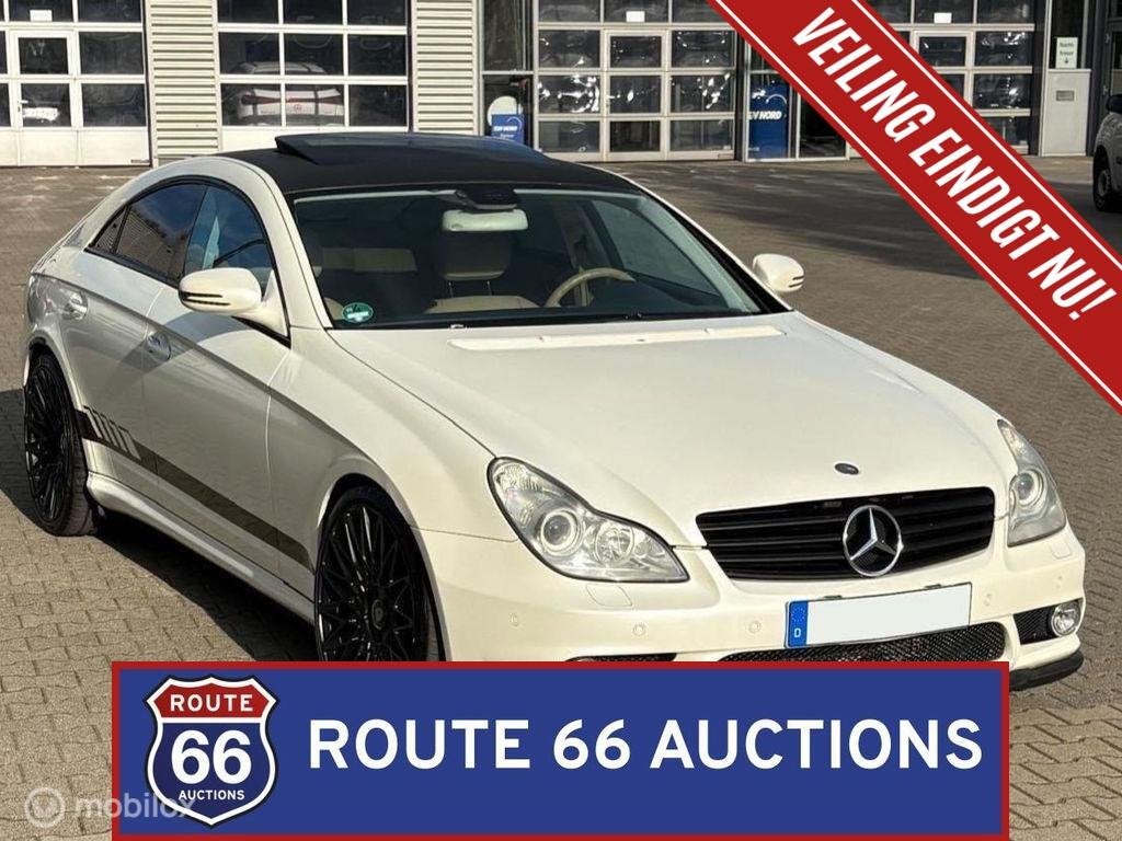 Mercedes-Benz CLS 500 | 2005 | Route 66 Auctions, Gebruikt, Zwart, Bedrijf, Handgeschakeld