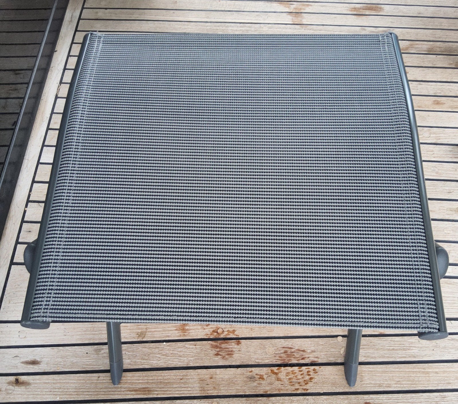 Inklapbaar Aluminium voetenbankje/voetensteun, Jardin & Terrasse, Enlèvement, Neuf, Aluminium, Pliant