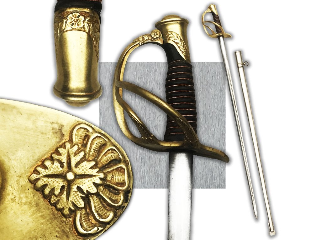 🚨RARE SABRE OFFICIER INFANTERIE FRANCE M1882 WW1 ORIGINAL, Collections, Enlèvement ou Envoi, Armée de terre, Épée ou sabre