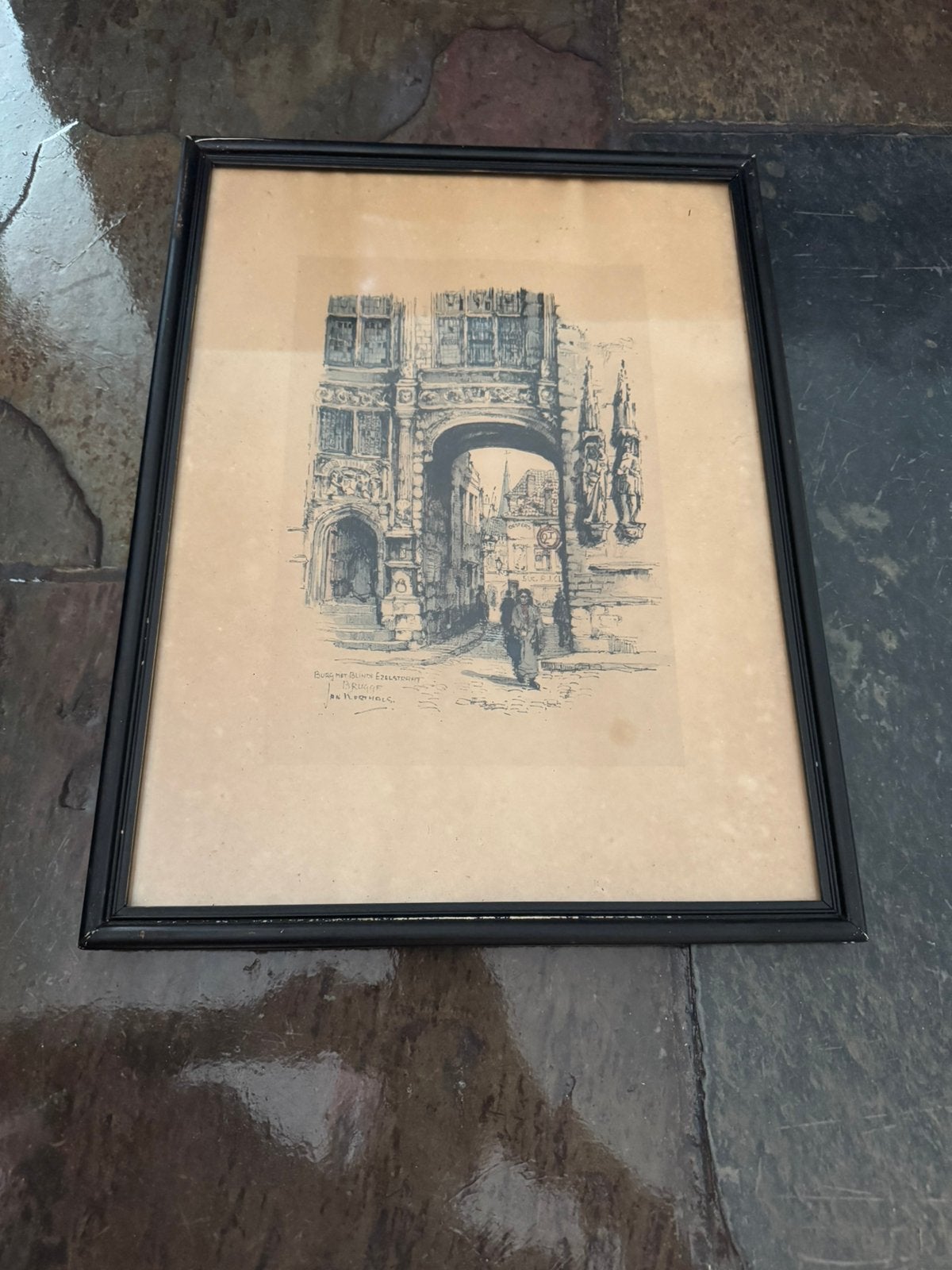 Jan Korthals pentekening, Enlèvement ou Envoi