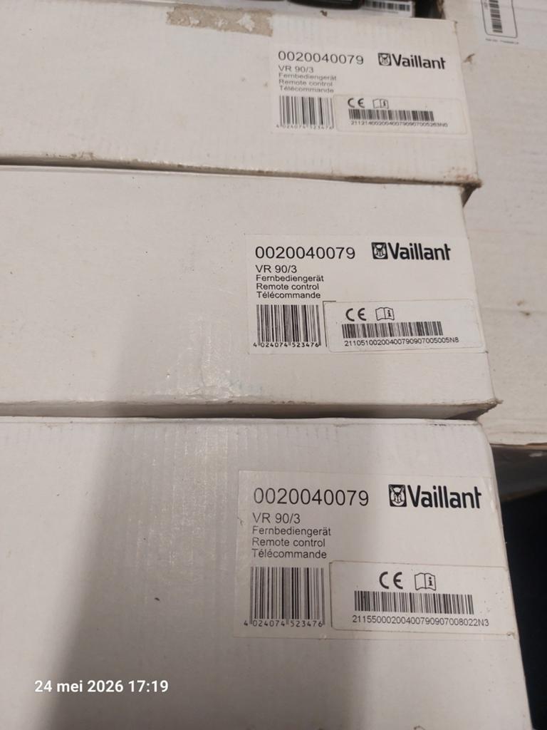 Vaillant thermostaten, Ophalen of Verzenden