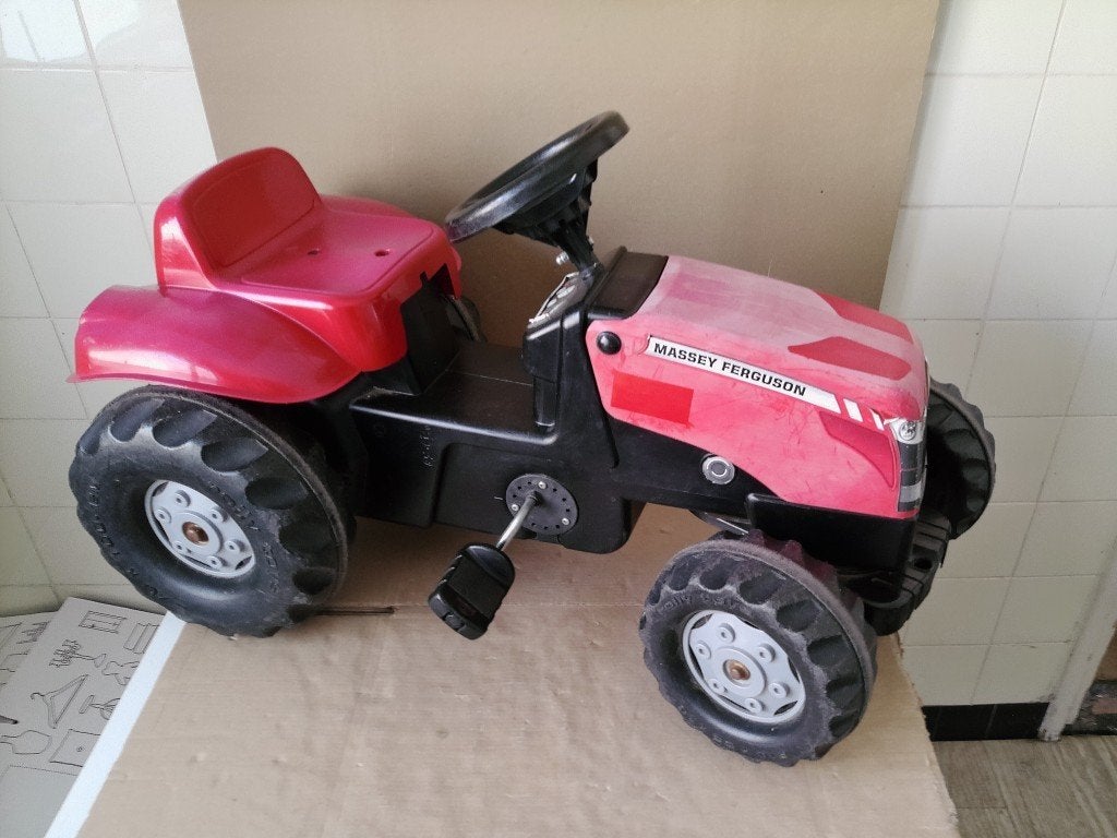 Rolly Toys Massey Ferguson tractor traptractor traptrekker, Overige merken, Gebruikt, Onbekend, Ophalen of Verzenden