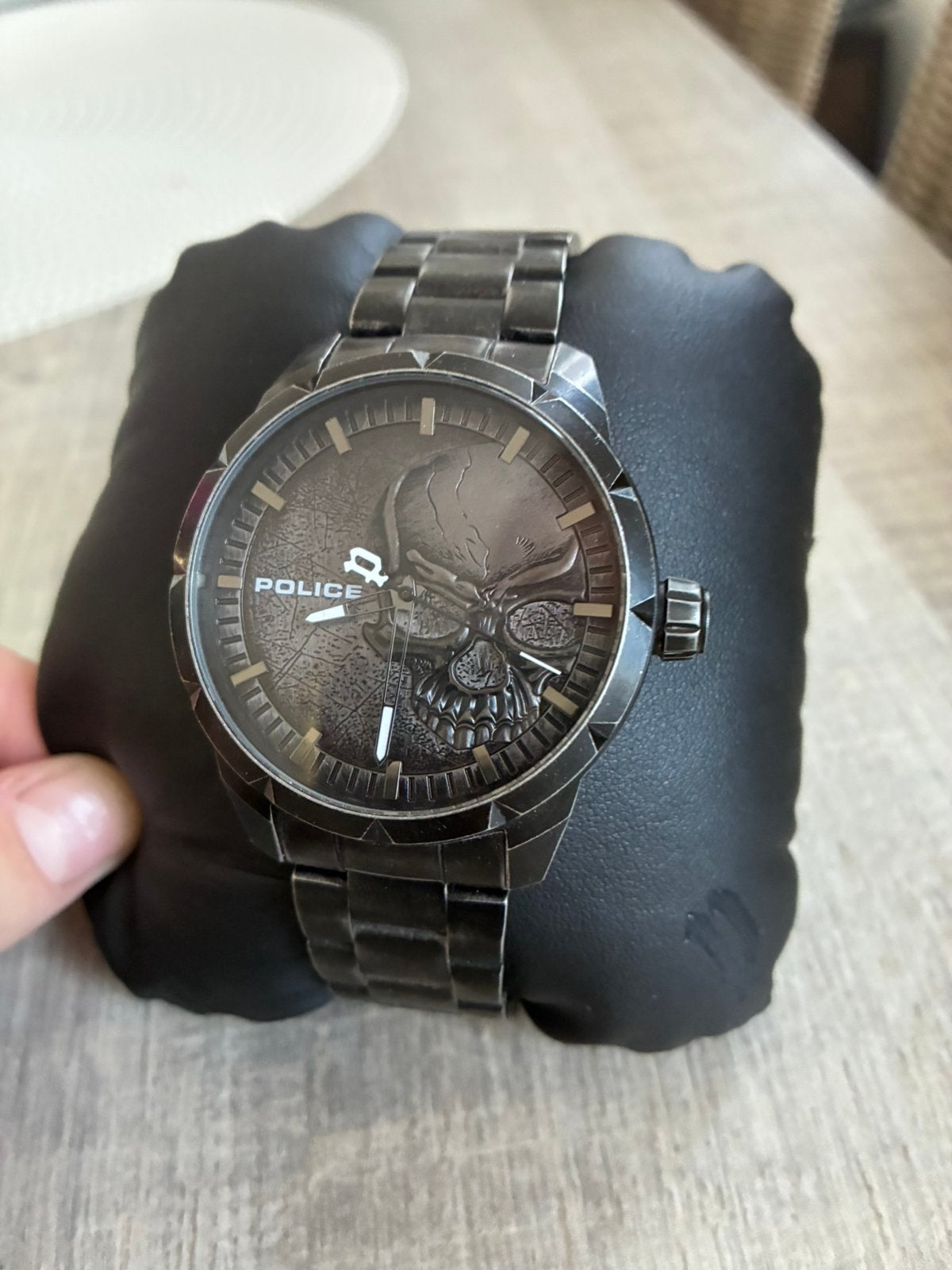 Montre police, Handtassen en Accessoires, Horloges | Heren, Ophalen, Zo goed als nieuw