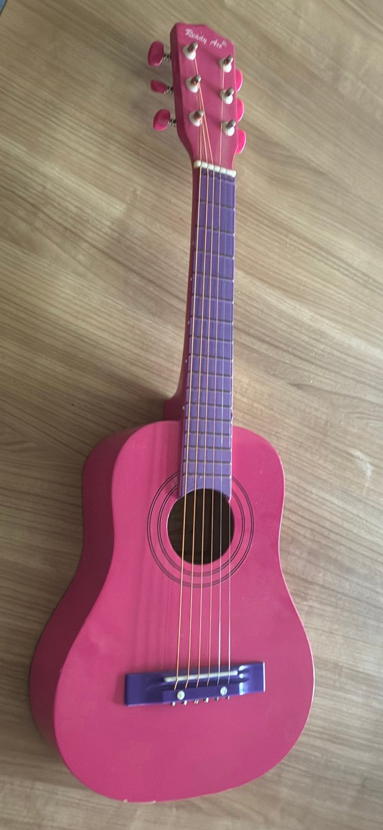 Roze kinder gitaar, Kinderen en Baby's, Ophalen, Gebruikt, Ontdekken