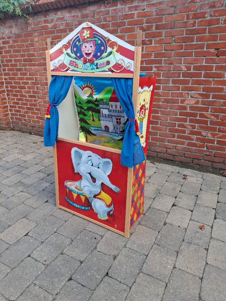 Poppenkast decor, Kinderen en Baby's, Speelgoed | Speeltenten, Ophalen, Gebruikt