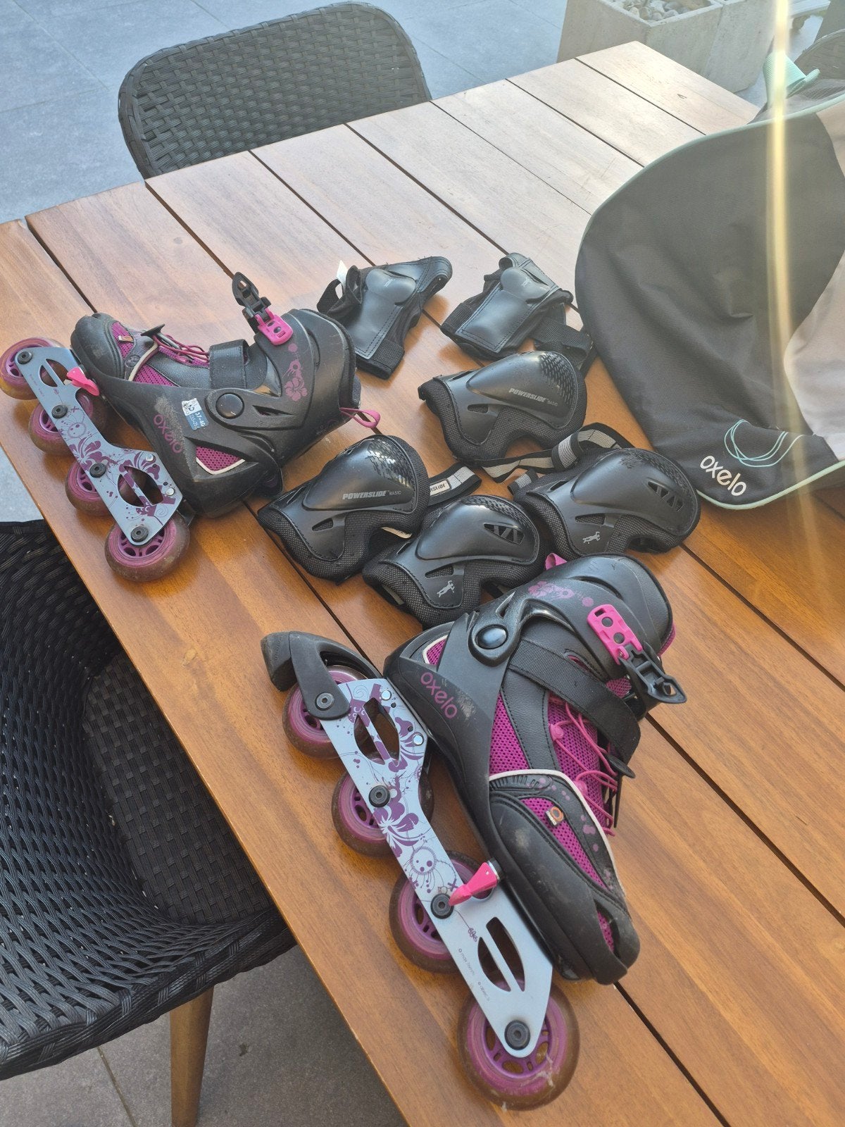 roller enfants decathlon, Autres marques, Rollers 4 roues en ligne, Comme neuf, Enlèvement