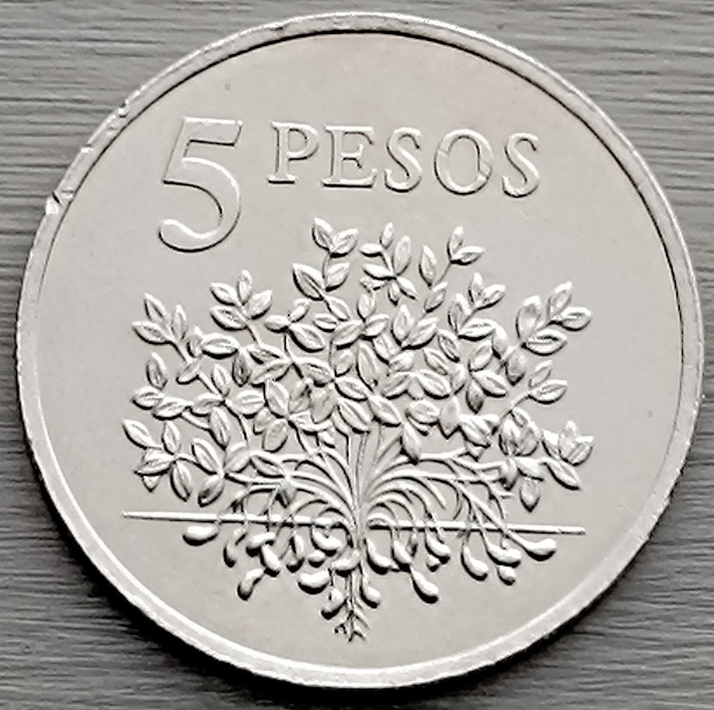 munt Guinée-Bissau 5 pesos, 1977, Timbres & Monnaies, Monnaies | Amérique, Enlèvement ou Envoi