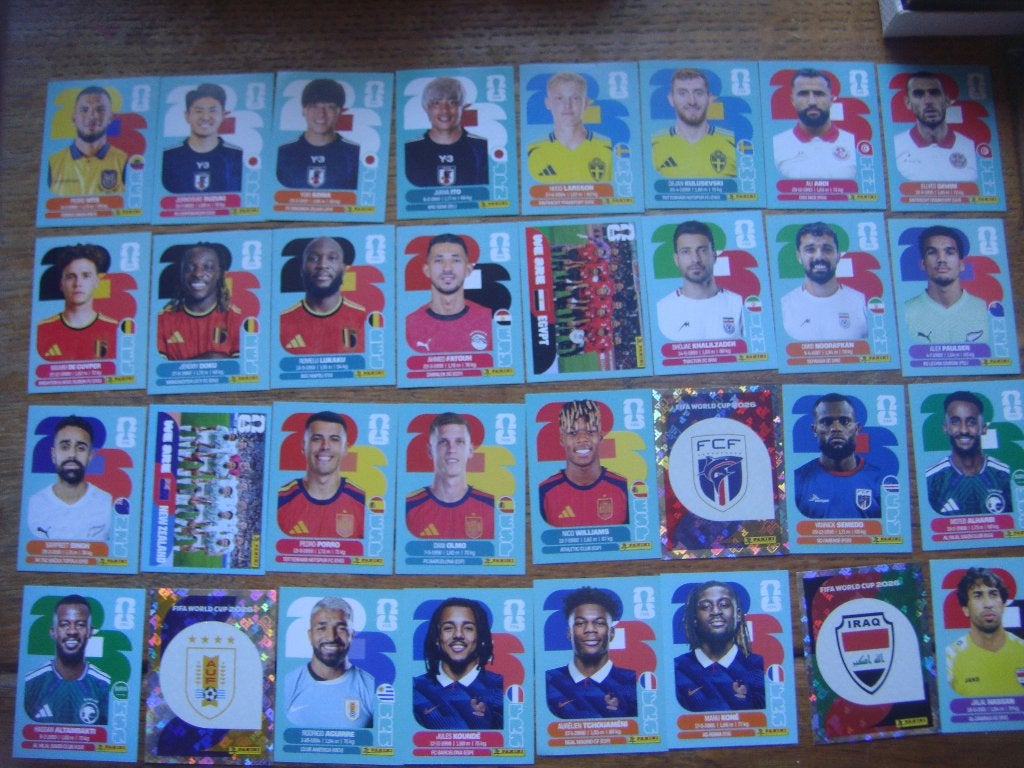 Panini World Cup 2026 -Bijna 500 beschikbaar (30 cents/1), Ophalen of Verzenden, Nieuw, Sport