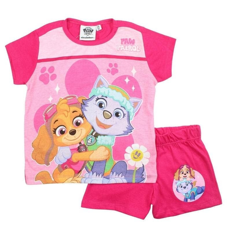 Paw Patrol Shortama - Maat 92 - 110 - 116 - Katoen, Kinderen en Baby's, Kinderkleding | Maat 116, Nacht- of Onderkleding, Meisje