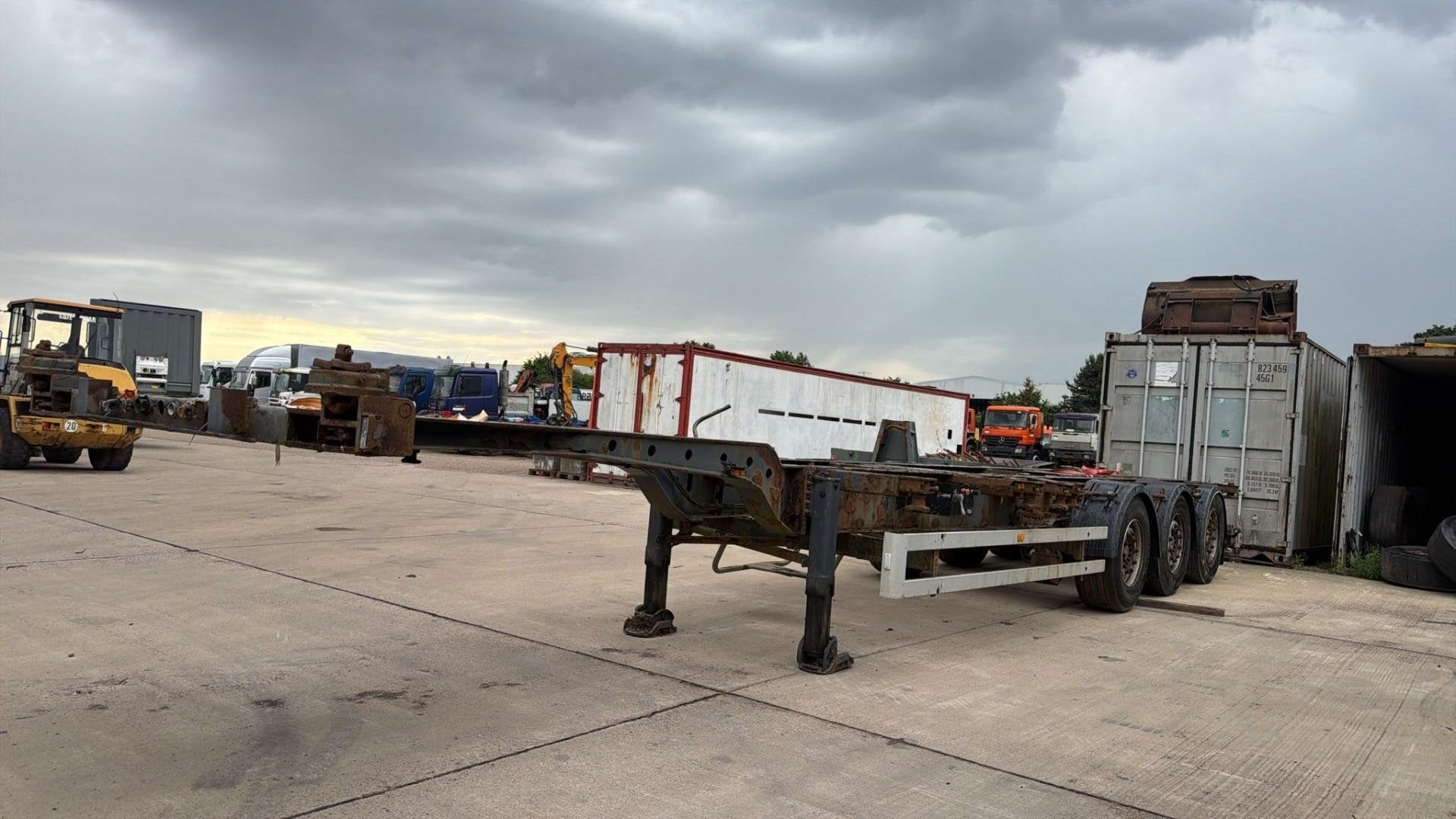 Krone SD27 (BE TRAILER / SAF AXLES / 40 PIEDS) EL25201, Overige kleuren, Overige brandstoffen, Bedrijf, Aanhangers en Opleggers