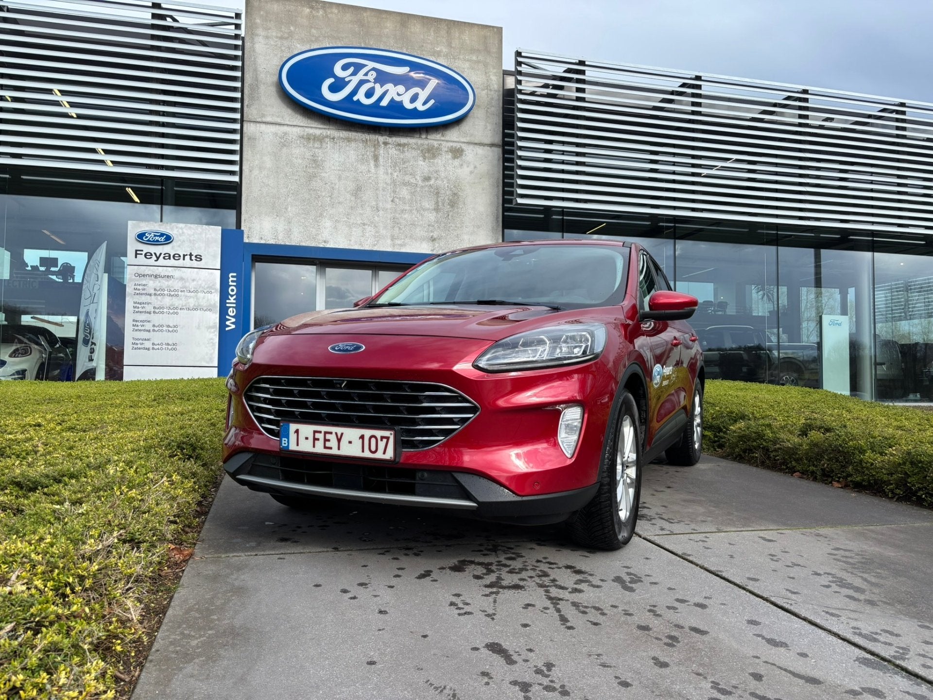 Ford Kuga EcoBlue Titanium X / Demowagen (bj 2021), Auto's, Gebruikt, Euro 6, Leder en Stof, 120 pk