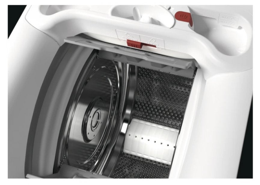 Machine à laver AEG - chargement par le haut, 1200 à 1600 tours, 6 à 8 kg, Programme court, Enlèvement
