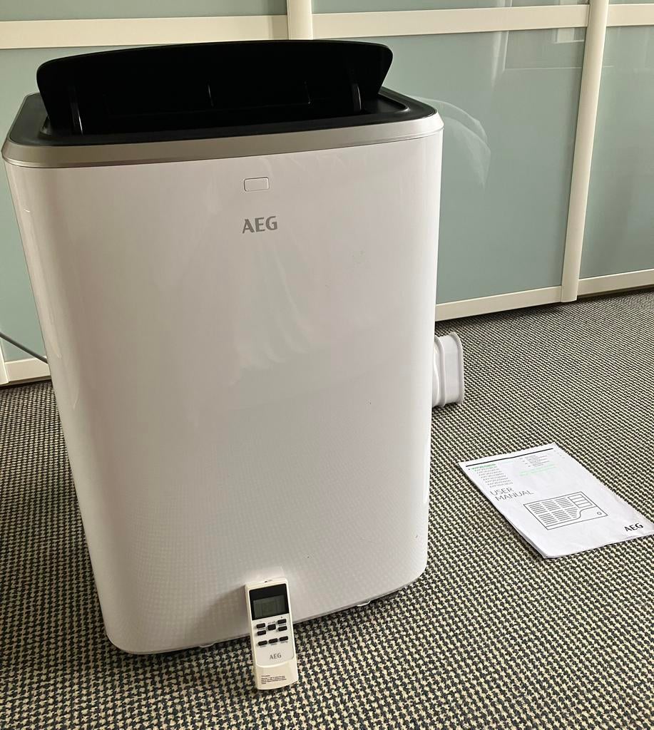 Climatiseur mobile AEG, Enlèvement, Comme neuf, Climatiseur mobile, Télécommande