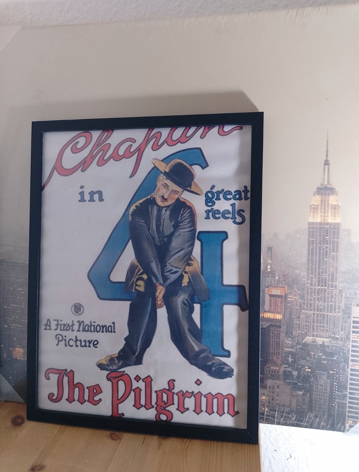 Charly Chaplin 3040cm.  filmposter, Verzamelen, Ophalen of Verzenden