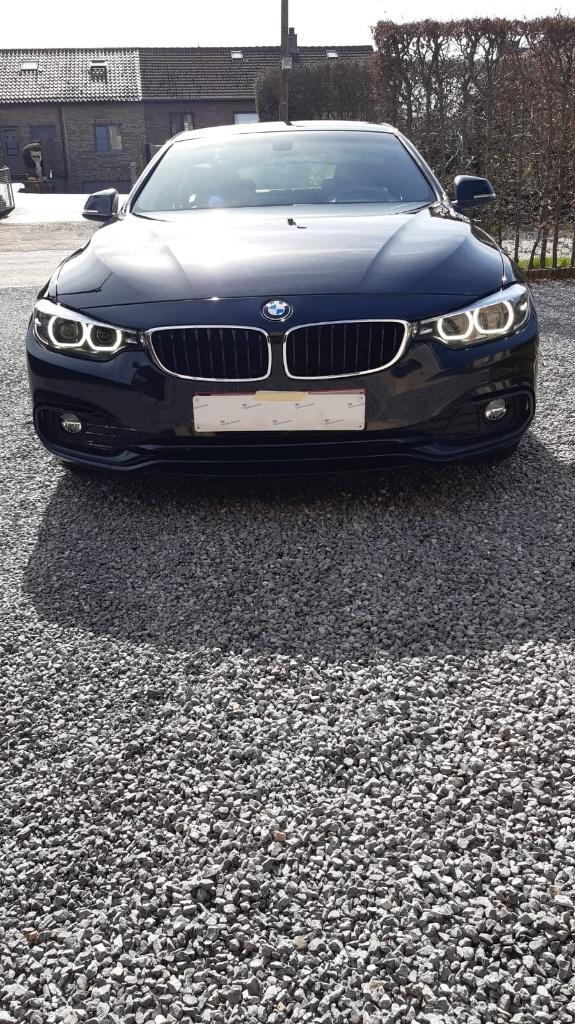 bmw gran coupé 418da AD BLEU modèle 2019 Sportline, Cuir, Carnet d'entretien, Noir, Automatique
