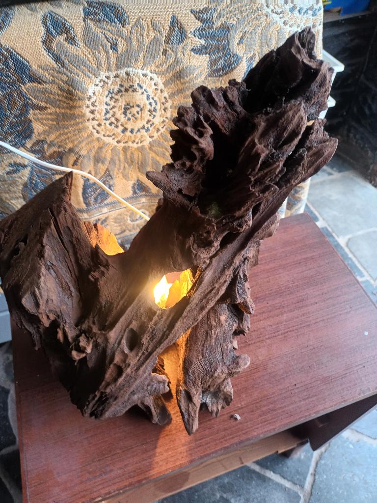 LAMPE UNIQUE RACINE, Enlèvement, Utilisé, Bois