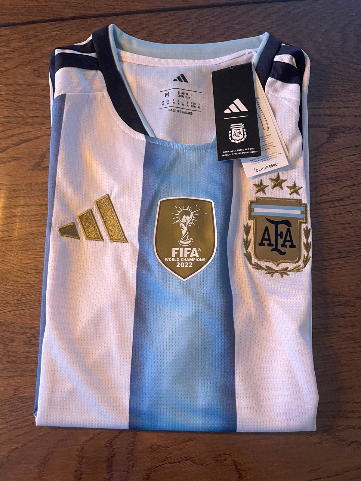Argentinie WK 2022 voetbalshirt, Kleding | Heren, Sportkleding, Ophalen of Verzenden, Zo goed als nieuw, Maat 48/50 (M)