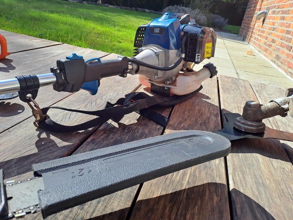 Combi motor heggenschaar, kettingzaag en bosmaaier, Tuin en Terras, Overige Tuin en Terras