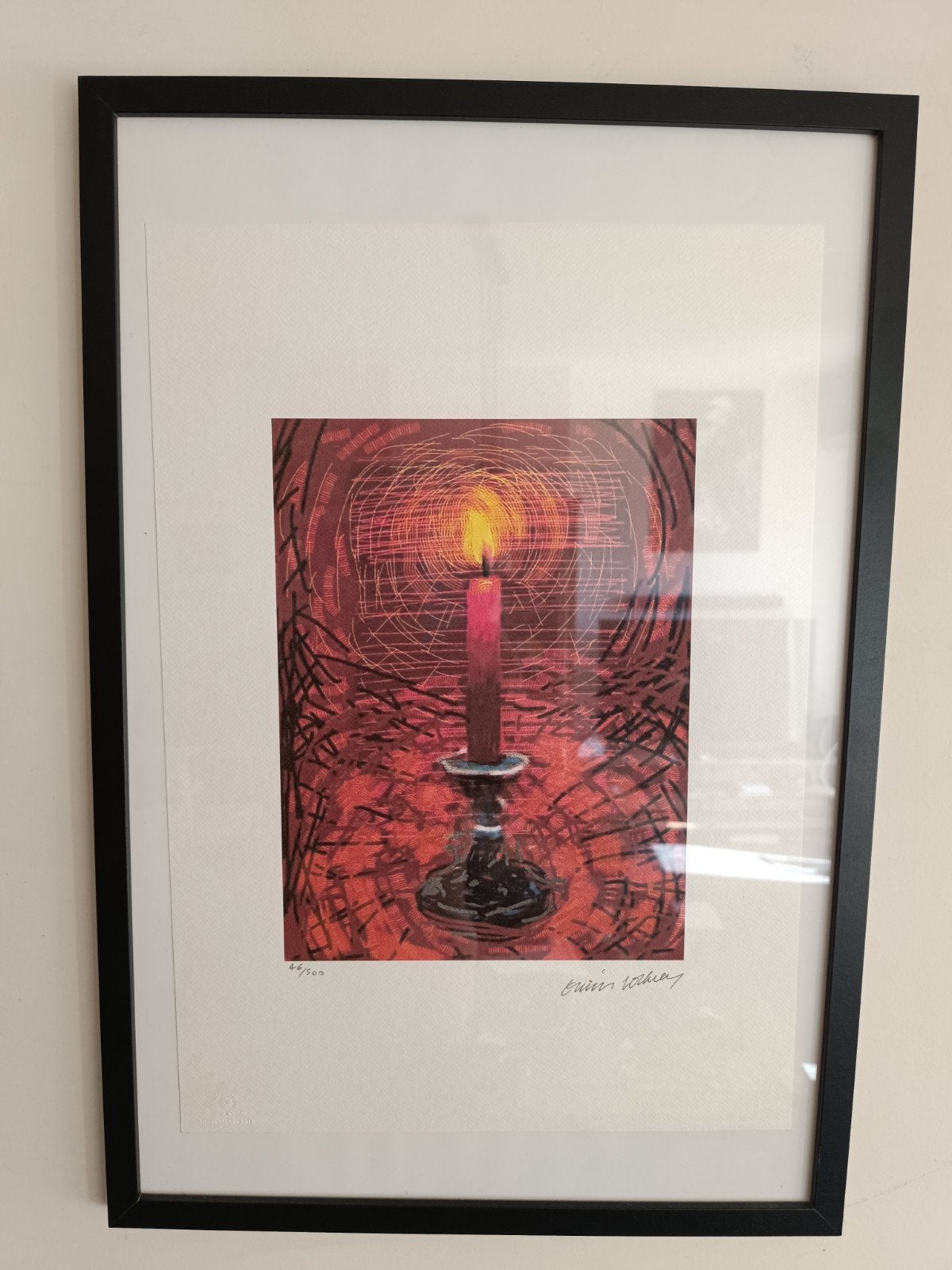 Lithographie offset de David Hockney (+ certificat), Enlèvement